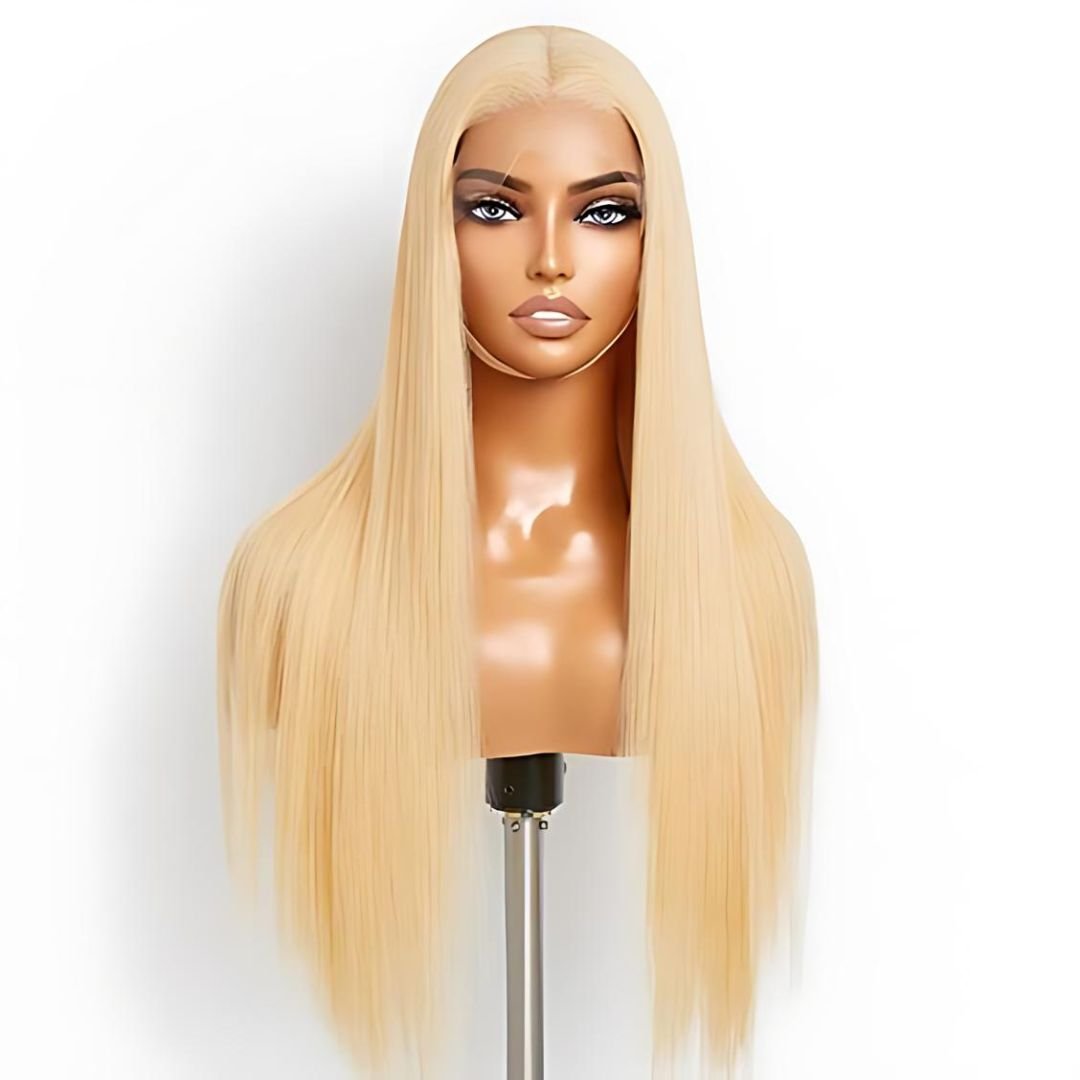 13*4 613 Blonde Color Lace Frontal Human Hair Wig|Opushe Wig - opushewig