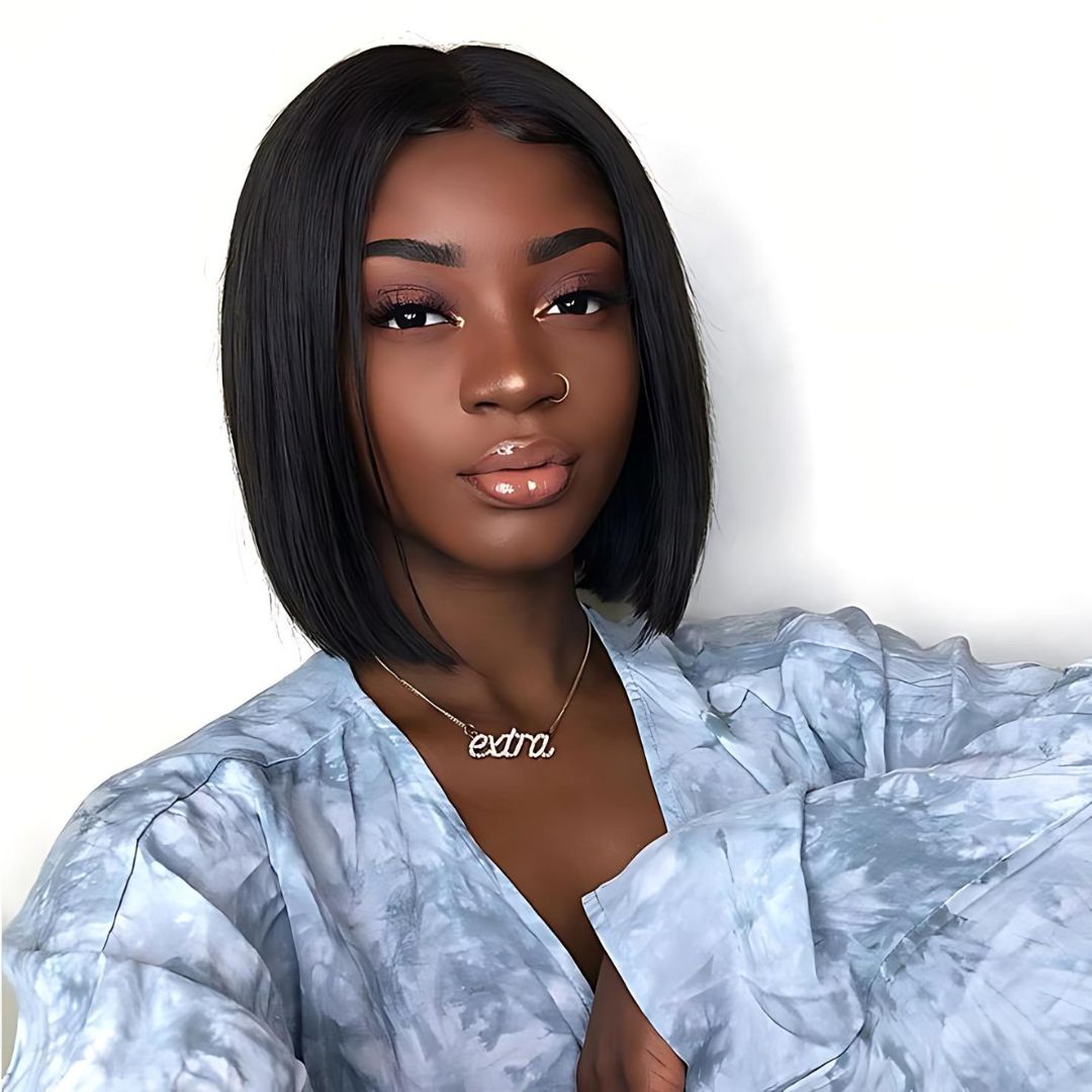 13*4 Straight Short Bob Lace Frontal Wig|Opushe Wig - opushewig