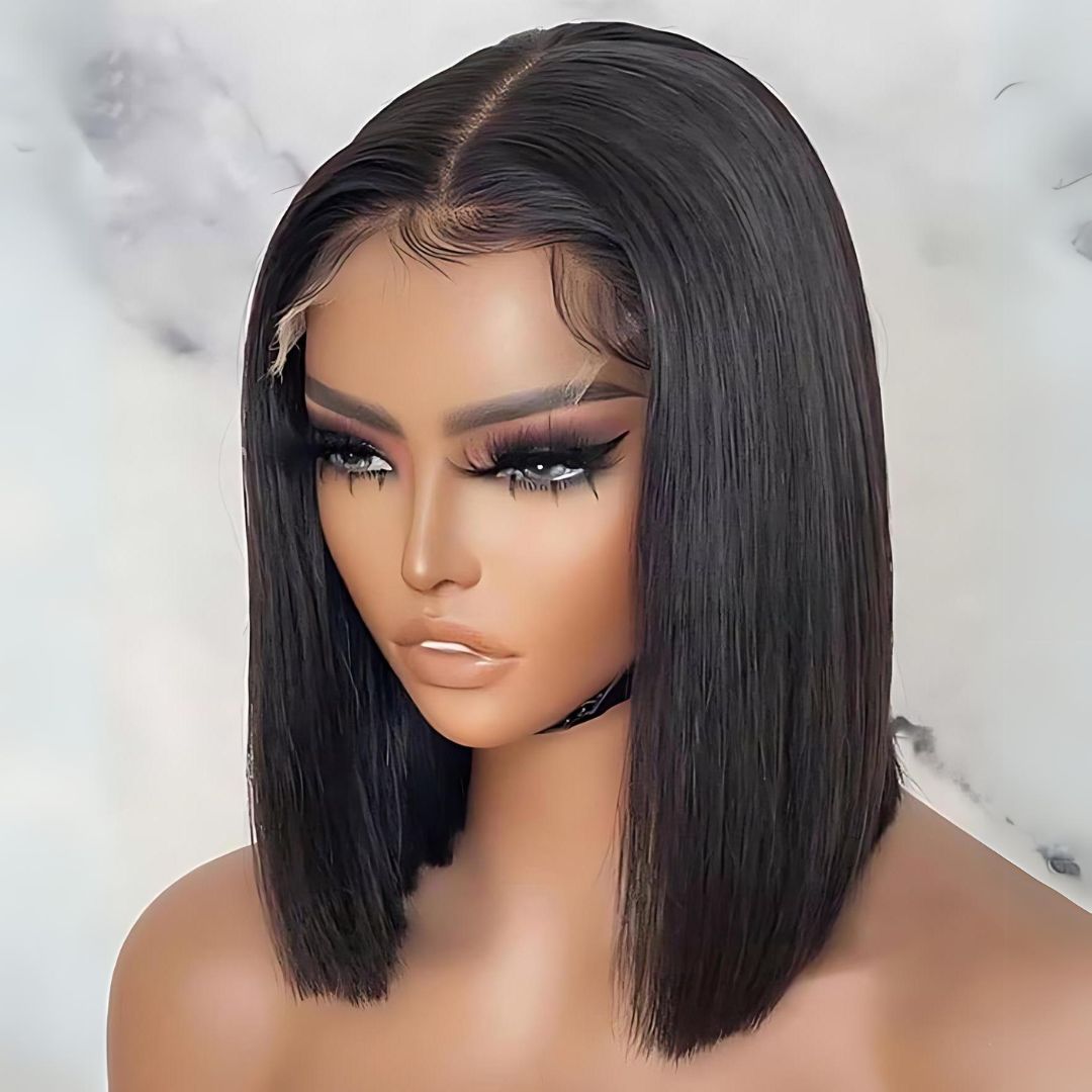 13*4 Straight Short Bob Lace Frontal Wig|Opushe Wig - opushewig