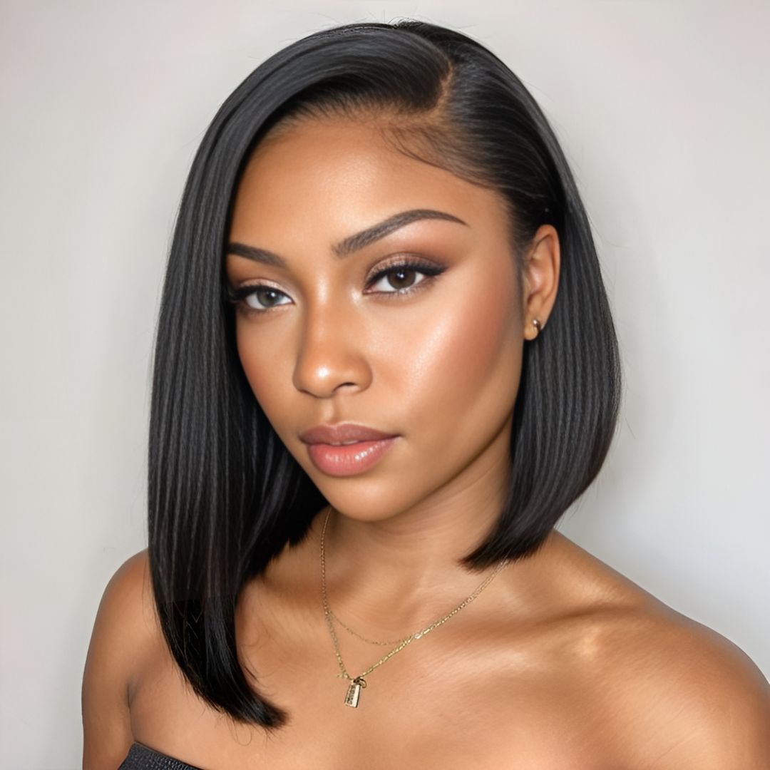 13*4 Straight Short Bob Lace Frontal Wig|Opushe Wig - opushewig