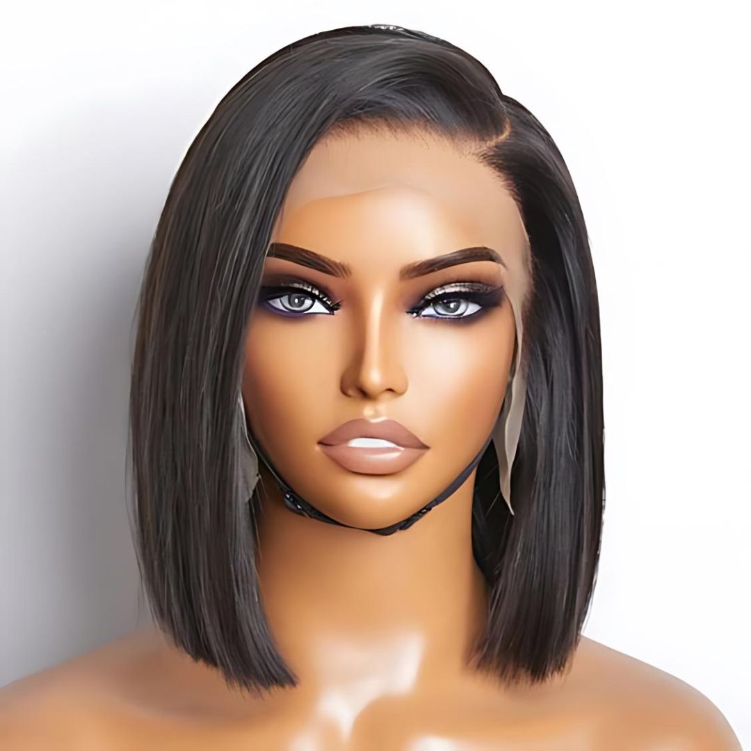 13*4 Straight Short Bob Lace Frontal Wig|Opushe Wig - opushewig