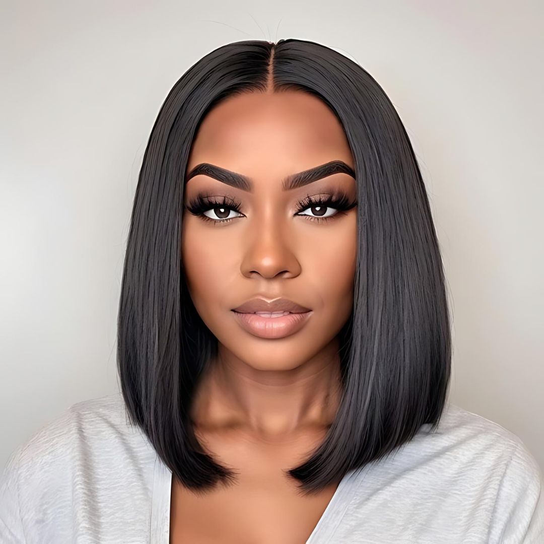 13*4 Straight Short Bob Lace Frontal Wig|Opushe Wig - opushewig