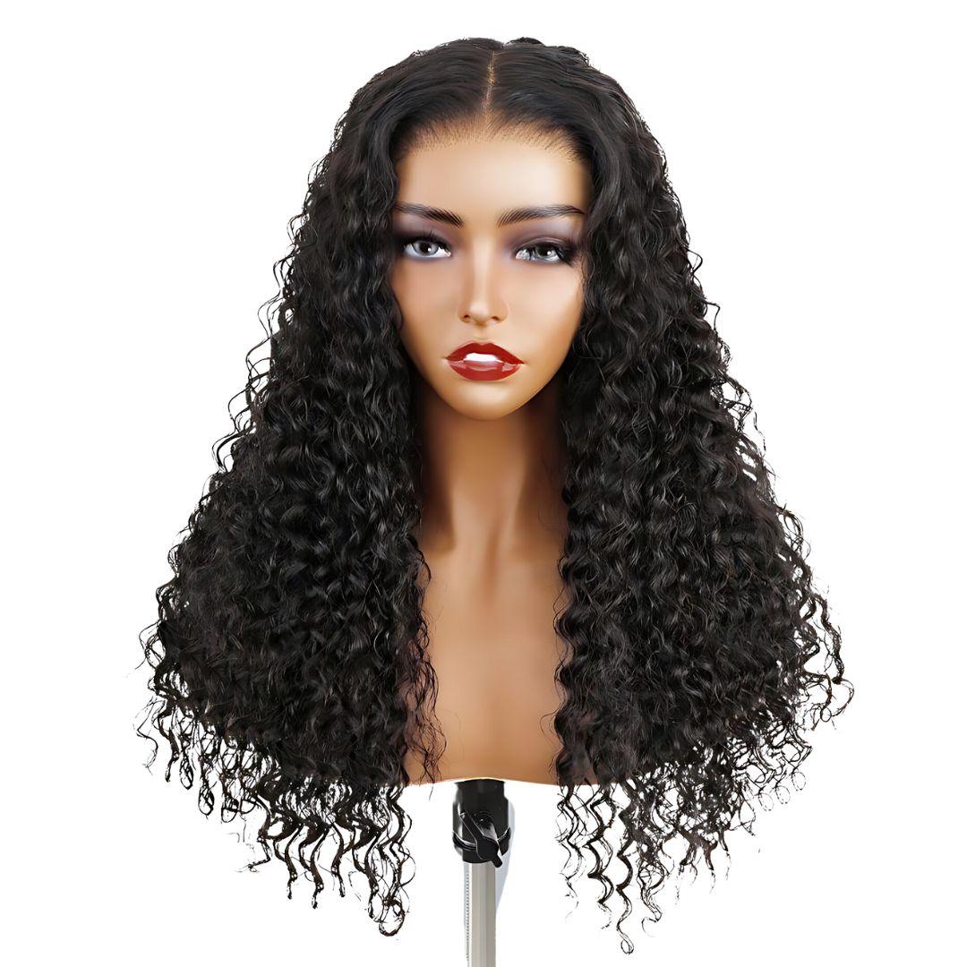 13*4 Water Wave Pre-Bleached Transparent HD Lace Front Wig|Opushe Wig - opushewig