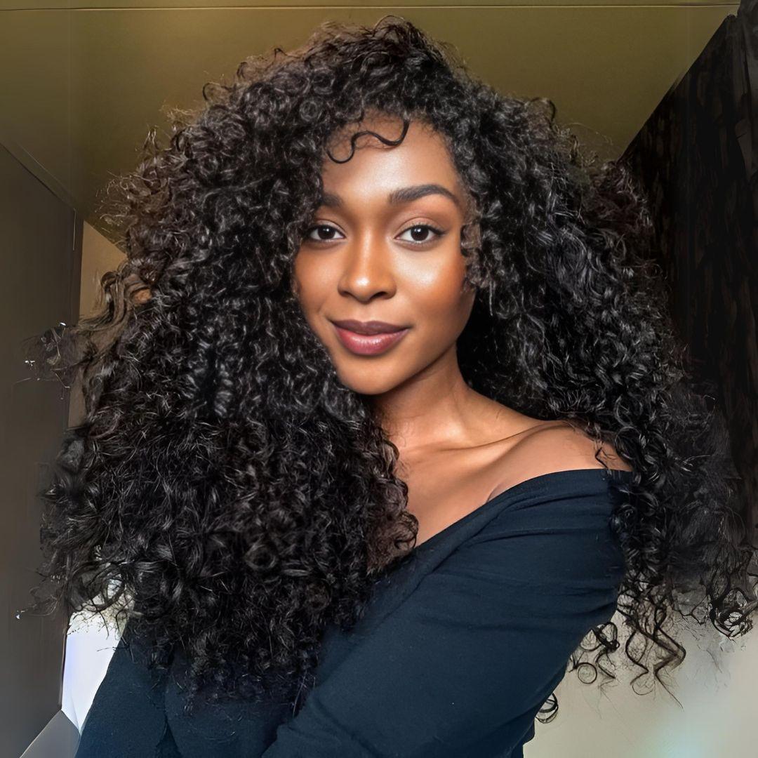 13*6 & 13*4 Kinky Curly Wave HD Lace Frontal Wig|Opushe Wig - opushewig