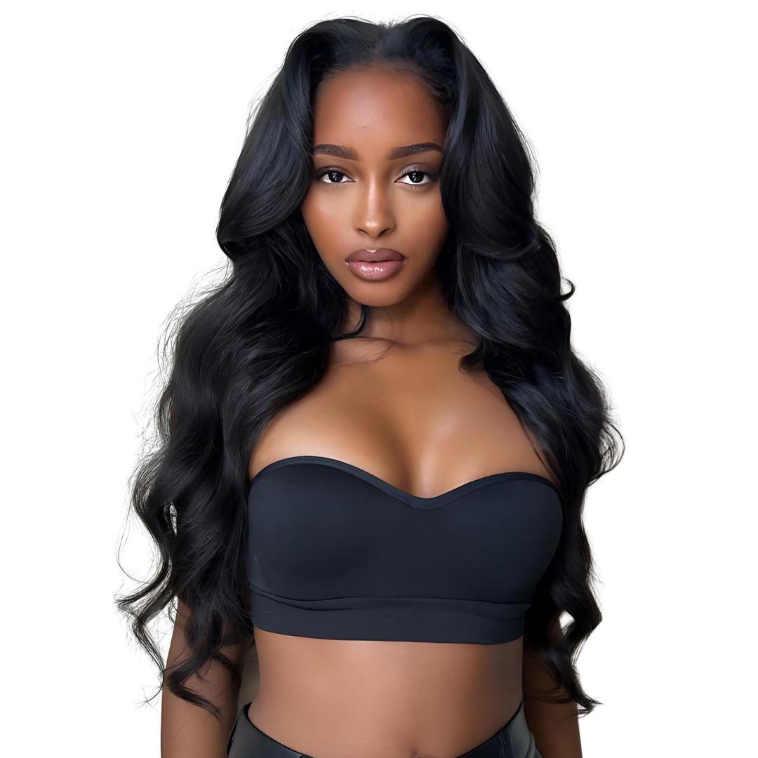 13*6 Body Wave Pre-Bleached Transparent HD Lace Front Wig|Opushe Wig - opushewig