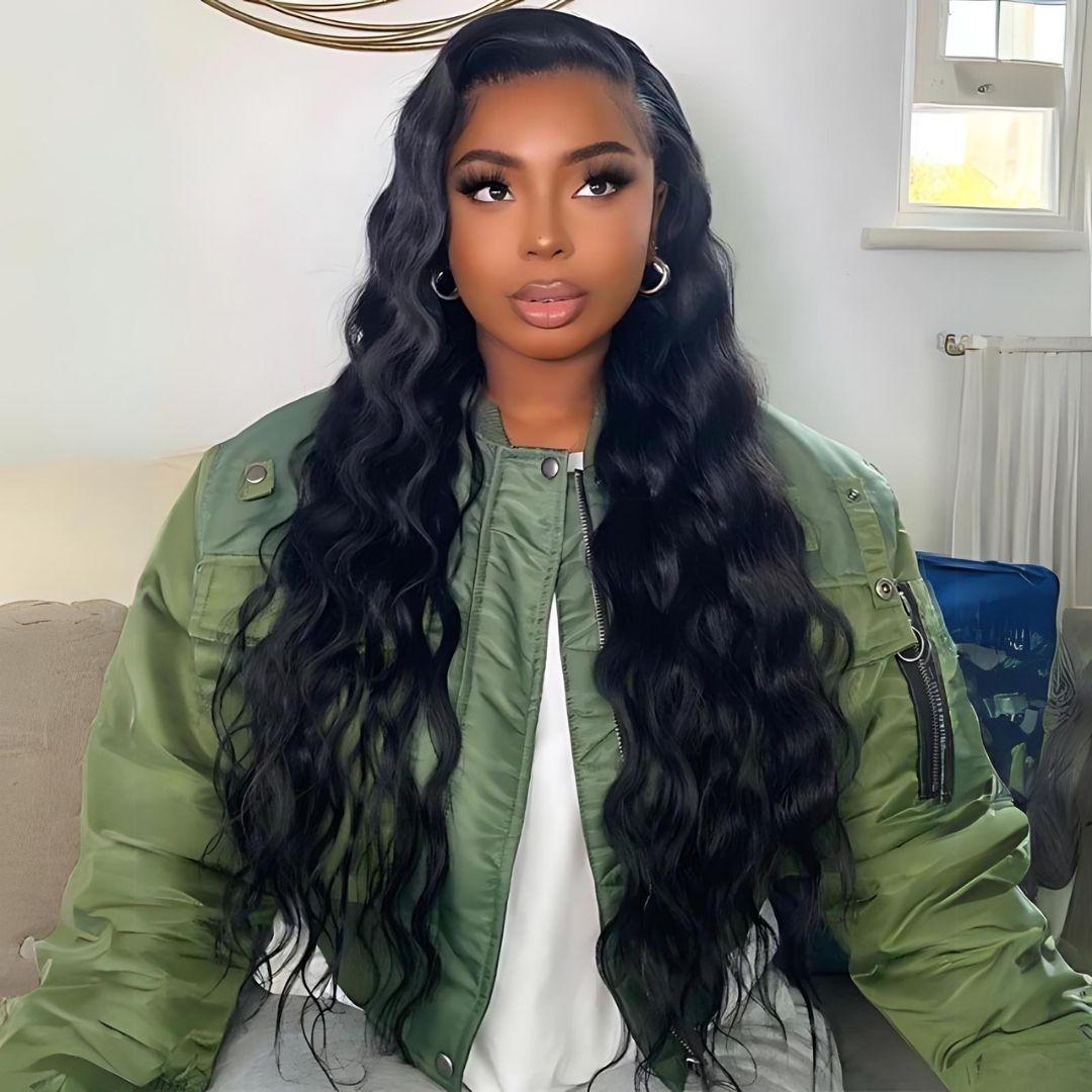 13*6 Deep Wave Pre-Bleached Transparent HD Lace Front Wig|Opushe Wig - opushewig