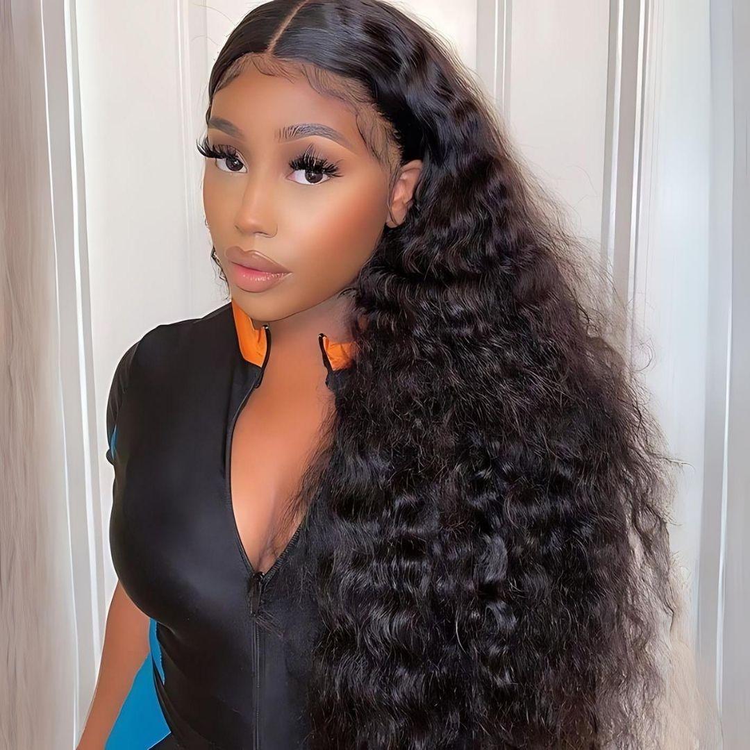 13*6 Loose Deep Wave Pre-Bleached Transparent HD Lace Front Wig|Opushe Wig - opushewig