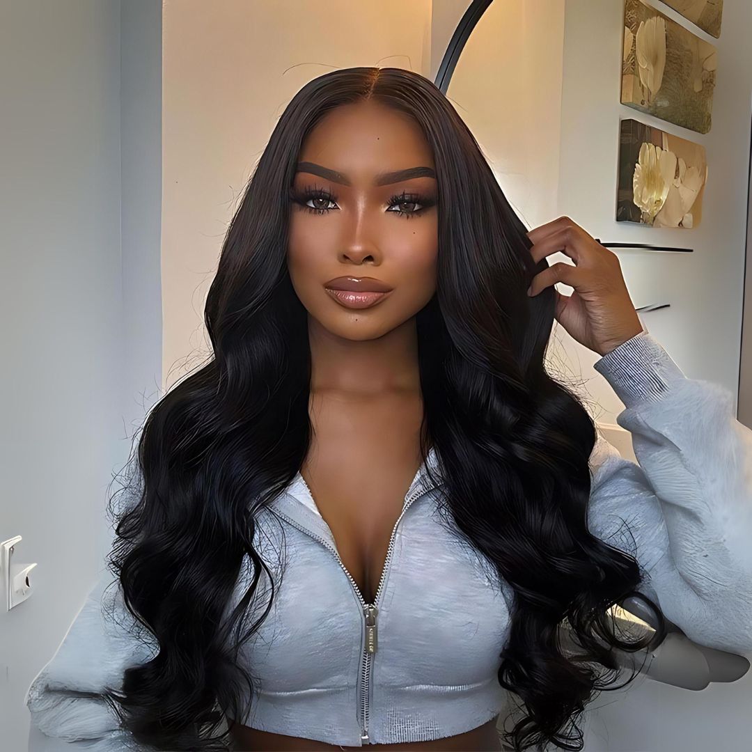 13*4  Body Wave Pre-Bleached Transparent HD Lace Front Wig|Opushe Wig