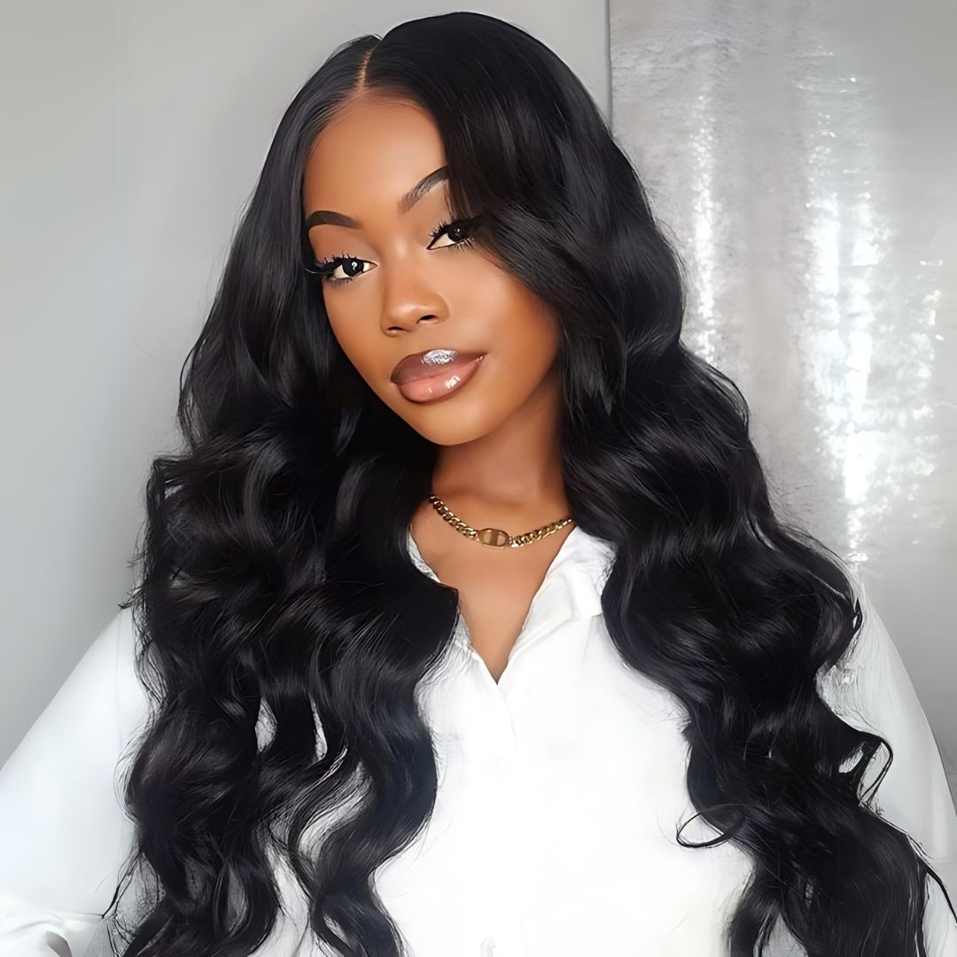 13*4  Body Wave Pre-Bleached Transparent HD Lace Front Wig|Opushe Wig