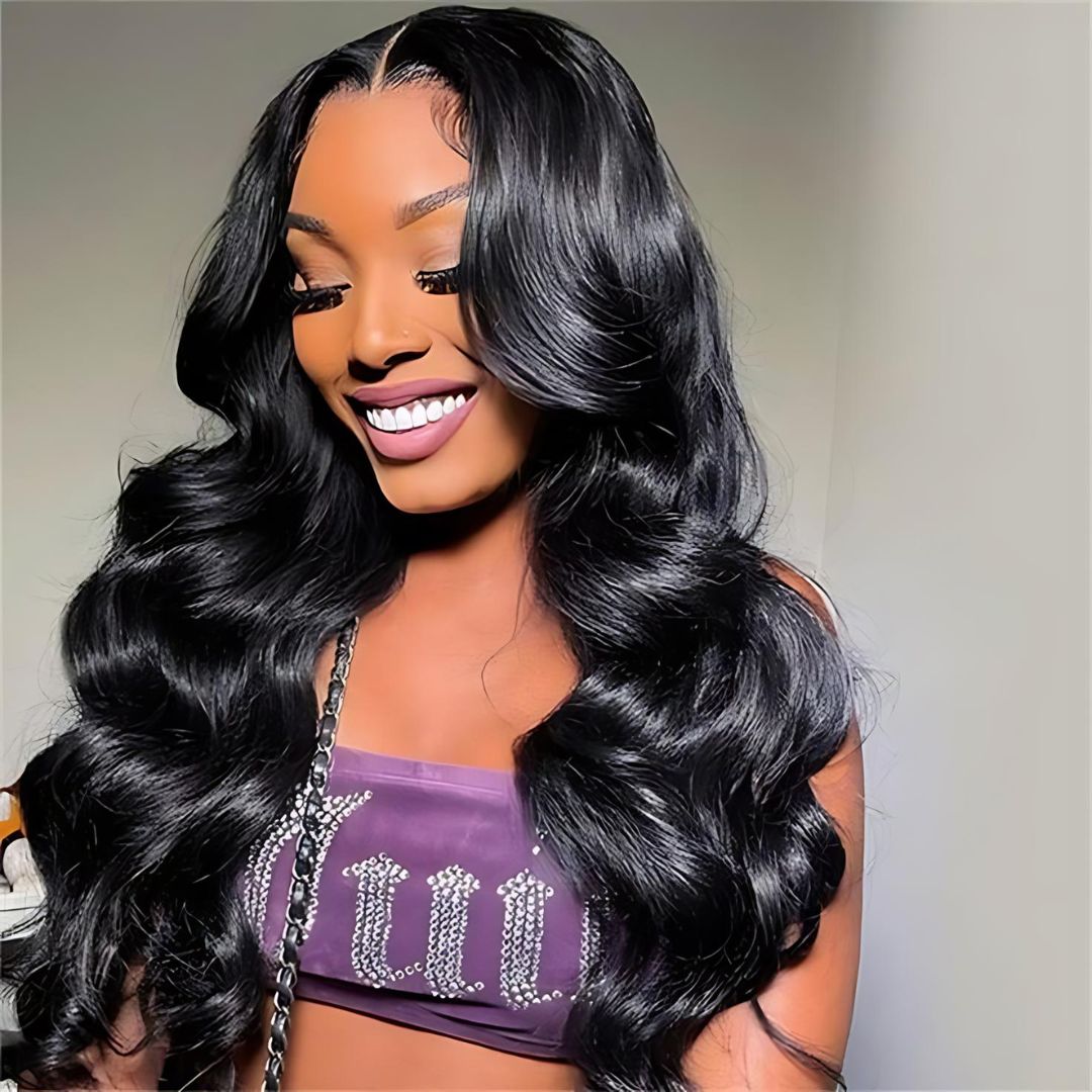 5*5 Body Wave Pre-Bleached Transparent HD Lace Front Wig|Opushe Wig - opushewig