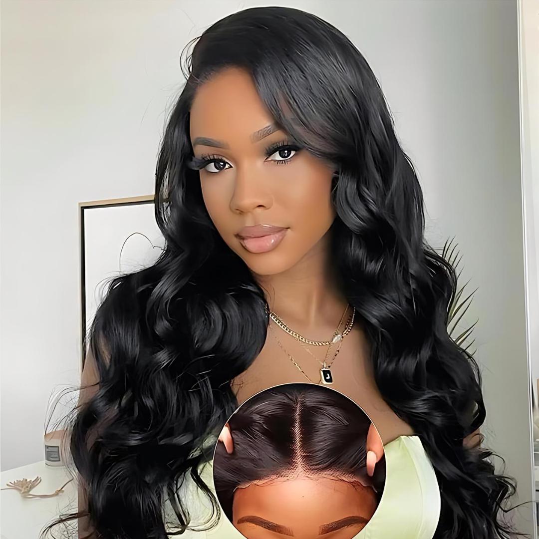 4*4 Body Wave Wear&Go Glueless Transparent HD Lace Front Wig|Opushe Wig - opushewig