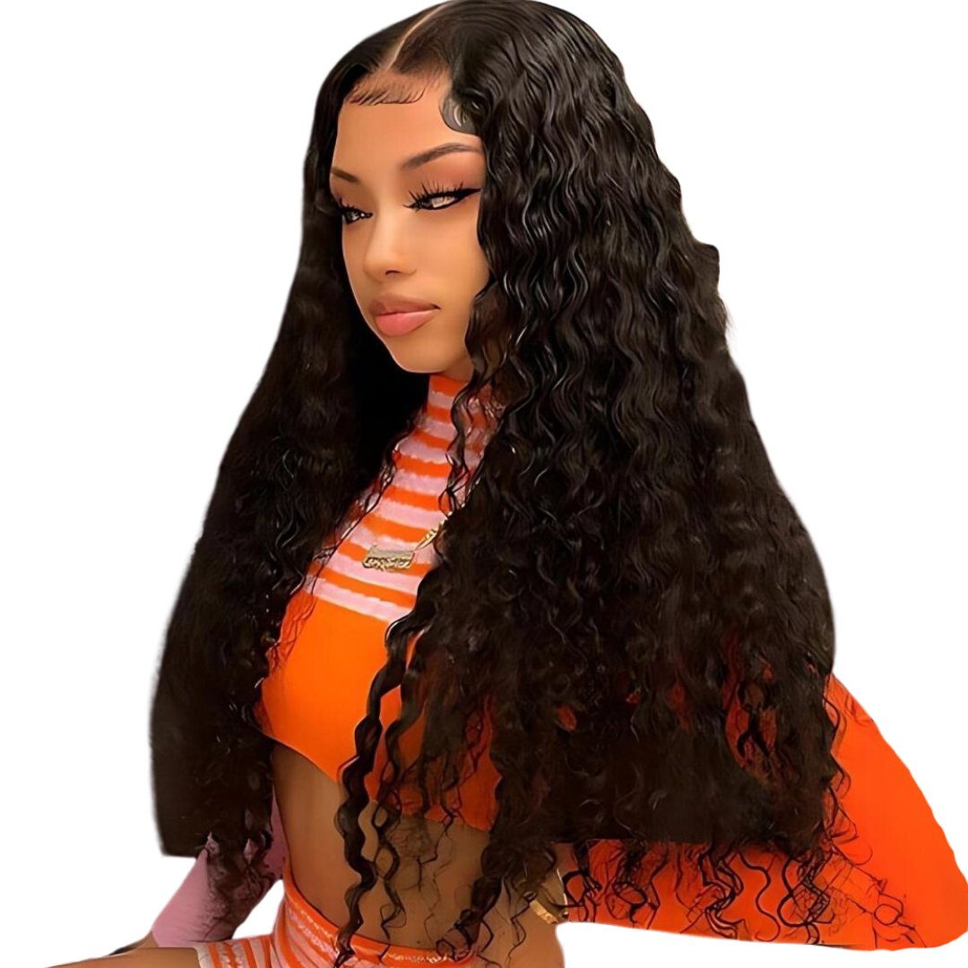 4*4 Loose Deep Wave Wear&Go Glueless Transparent HD Lace Front Wig|Opushe Wig - opushewig