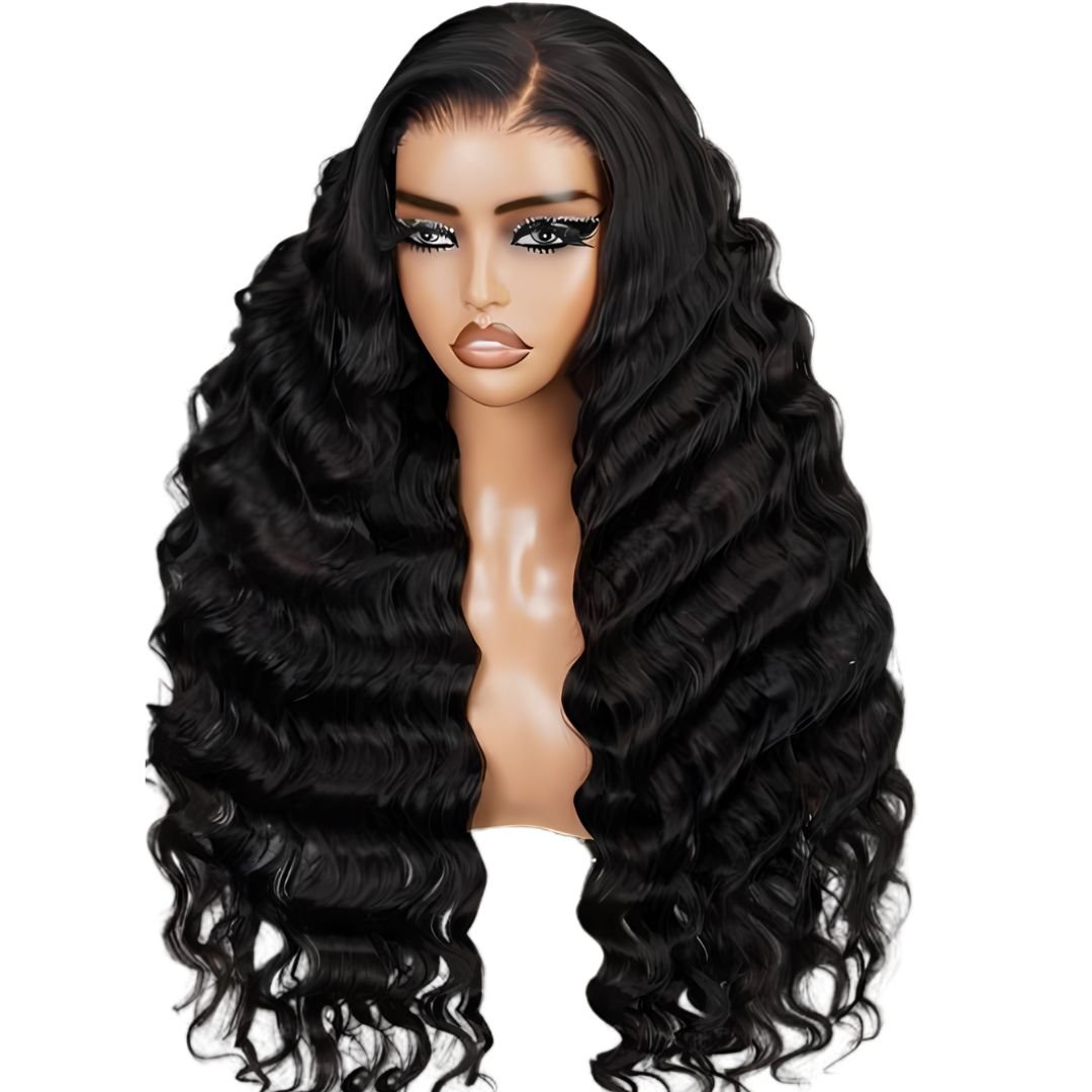 4*4 Loose Wave Pre-Bleached Knots Wear&Go Glueless Transparent Lace Front Wig|Opushe Wig - opushewig