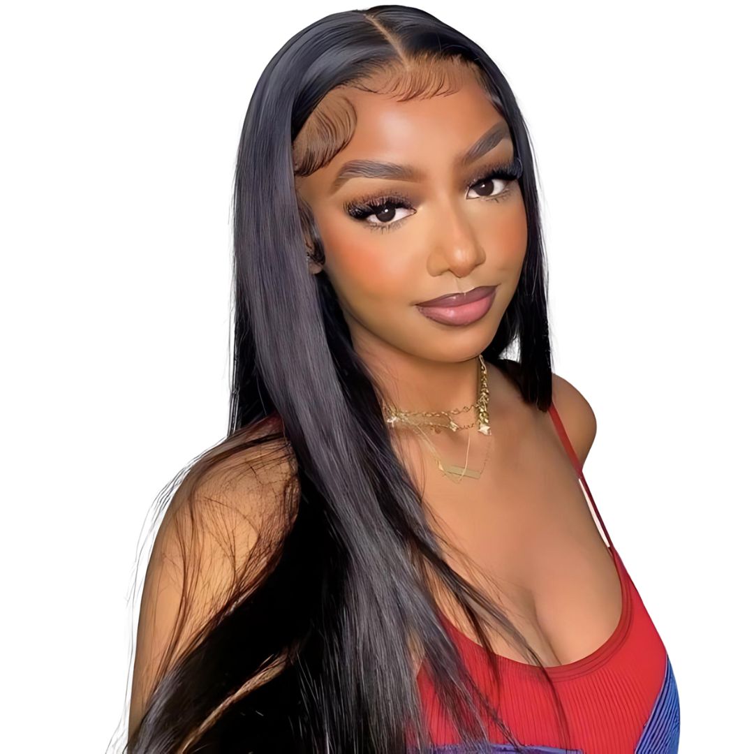 4*4 Straight Pre-Bleached Knots Wear&Go Glueless Transparent Lace Front Wig|Opushe Wig - opushewig