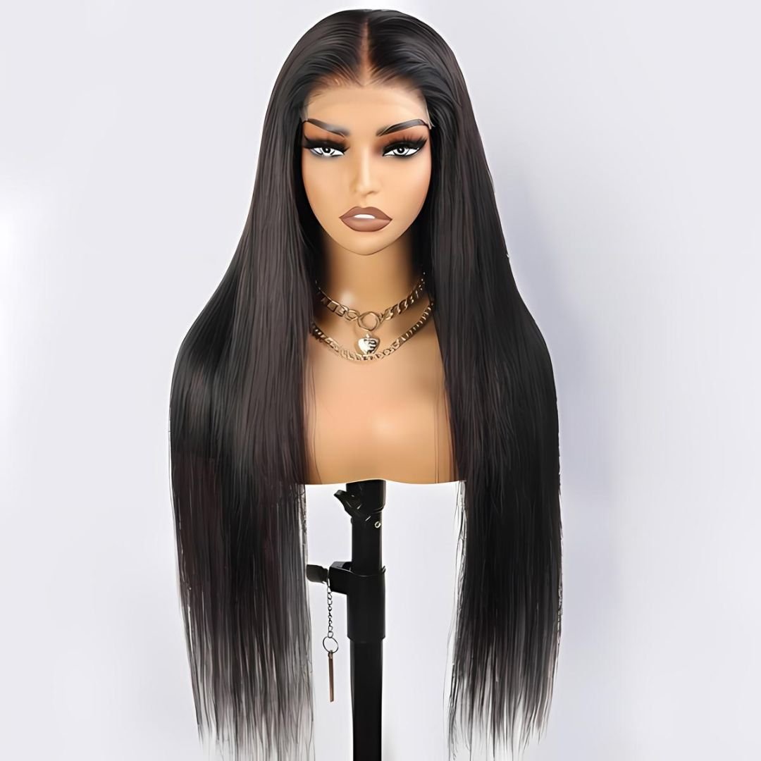 4*4 Straight Pre-Bleached Knots Wear&Go Glueless Transparent Lace Front Wig|Opushe Wig - opushewig