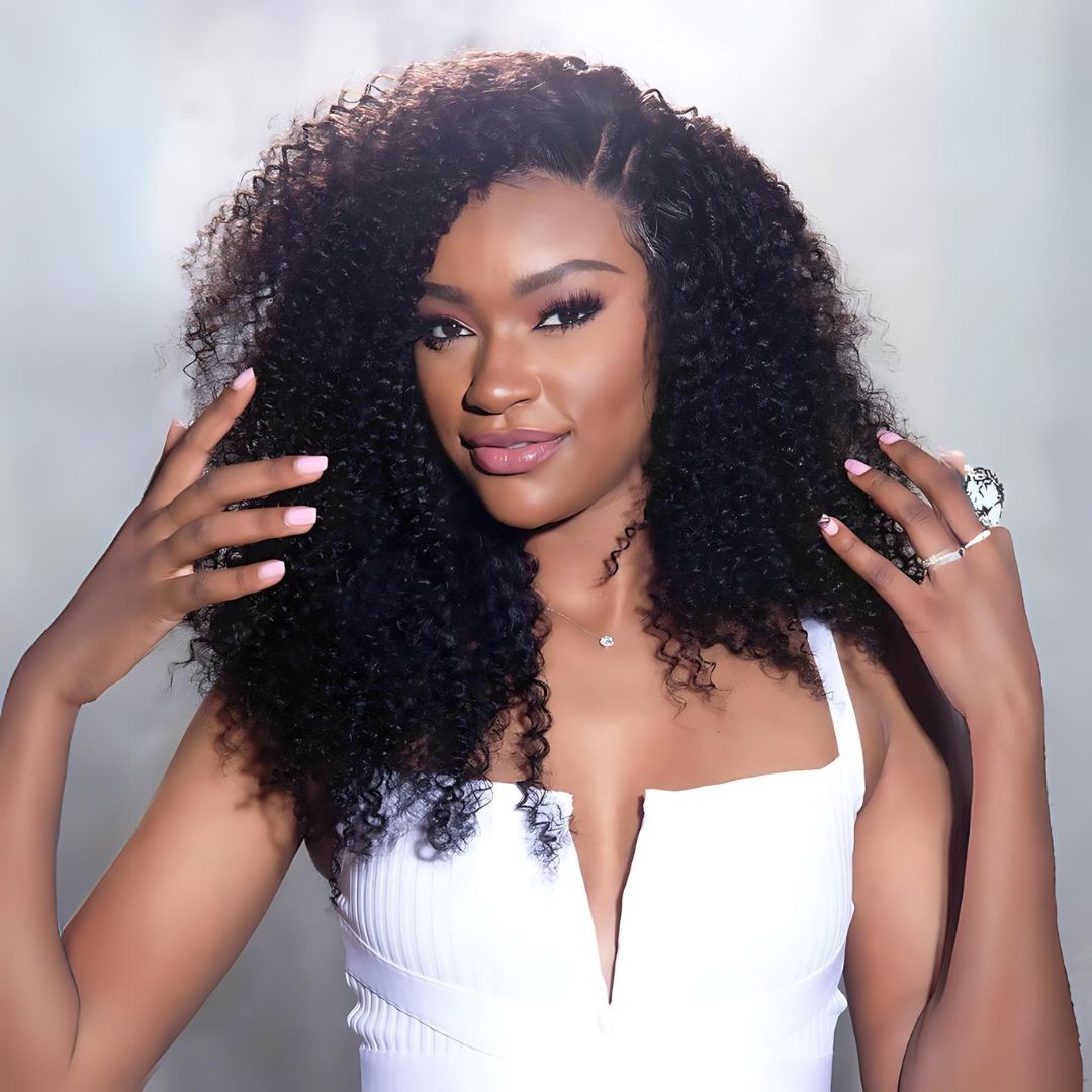 5*5 Jerry Curly HD Lace Frontal Wig|Opushe Wig - opushewig