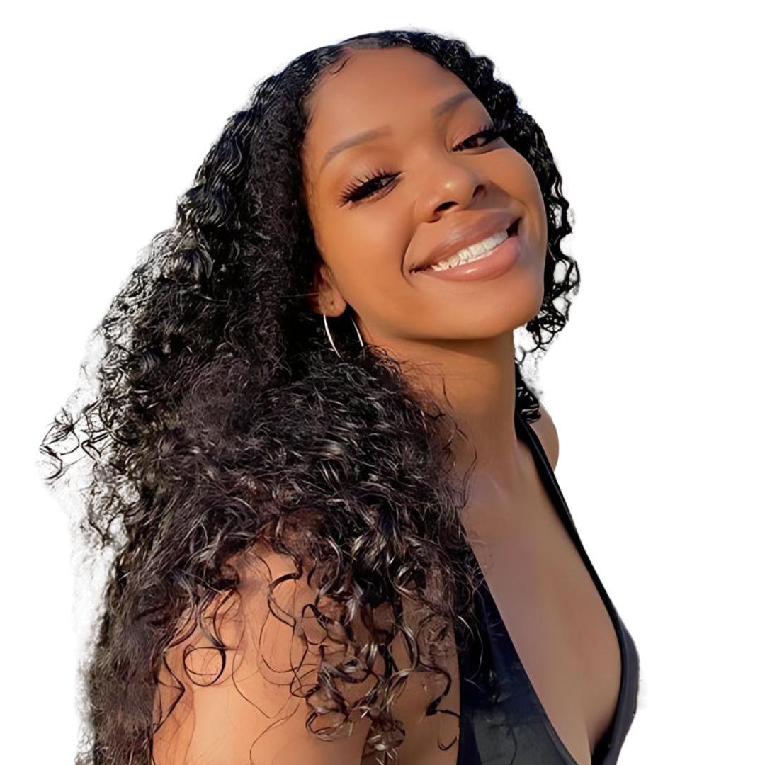 5*5 Jerry Curly Wave Wear&Go Glueless Transparent HD Lace Front Wig|Opushe Wig - opushewig