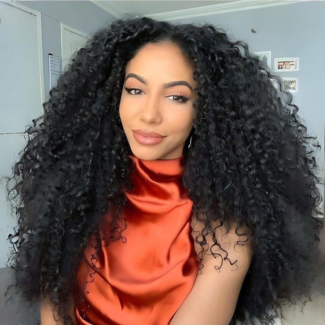 5*5 Kinky Curly HD Lace Frontal Wig|Opushe Wig - opushewig