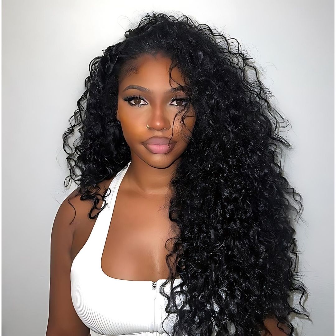 5*5 Loose Deep Wave HD Lace Frontal Wig|Opushe Wig - opushewig