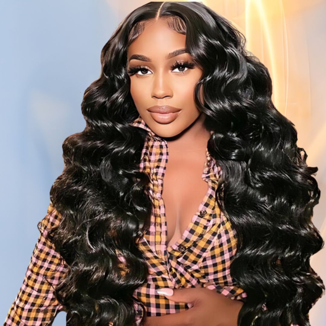 5*5 Loose Wave Pre-Bleached Transparent HD Lace Front Wig|Opushe Wig - opushewig