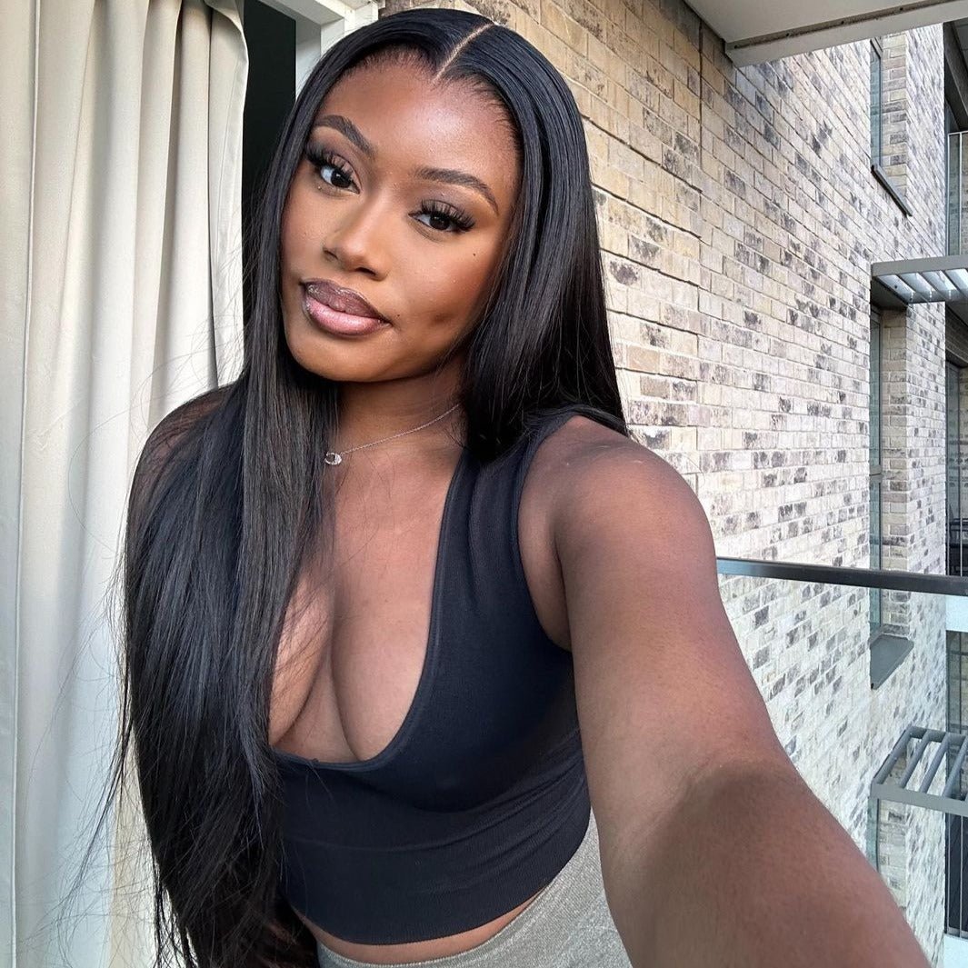 5*5 Straight HD Lace Frontal Wig|Opushe Wig - opushewig