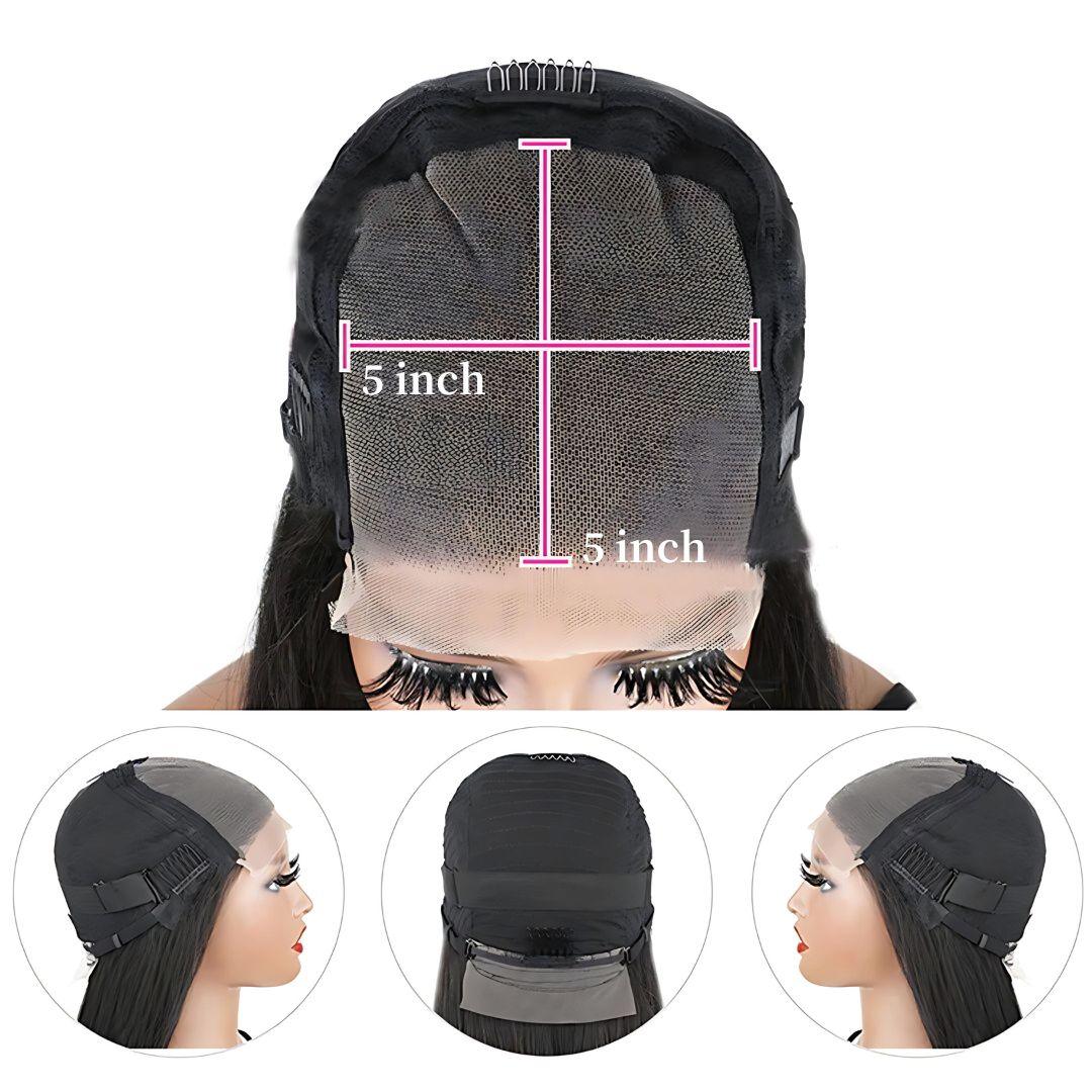 5*5 Straight Wear&Go Glueless Transparent HD Lace Front Wig|Opushe Wig - opushewig