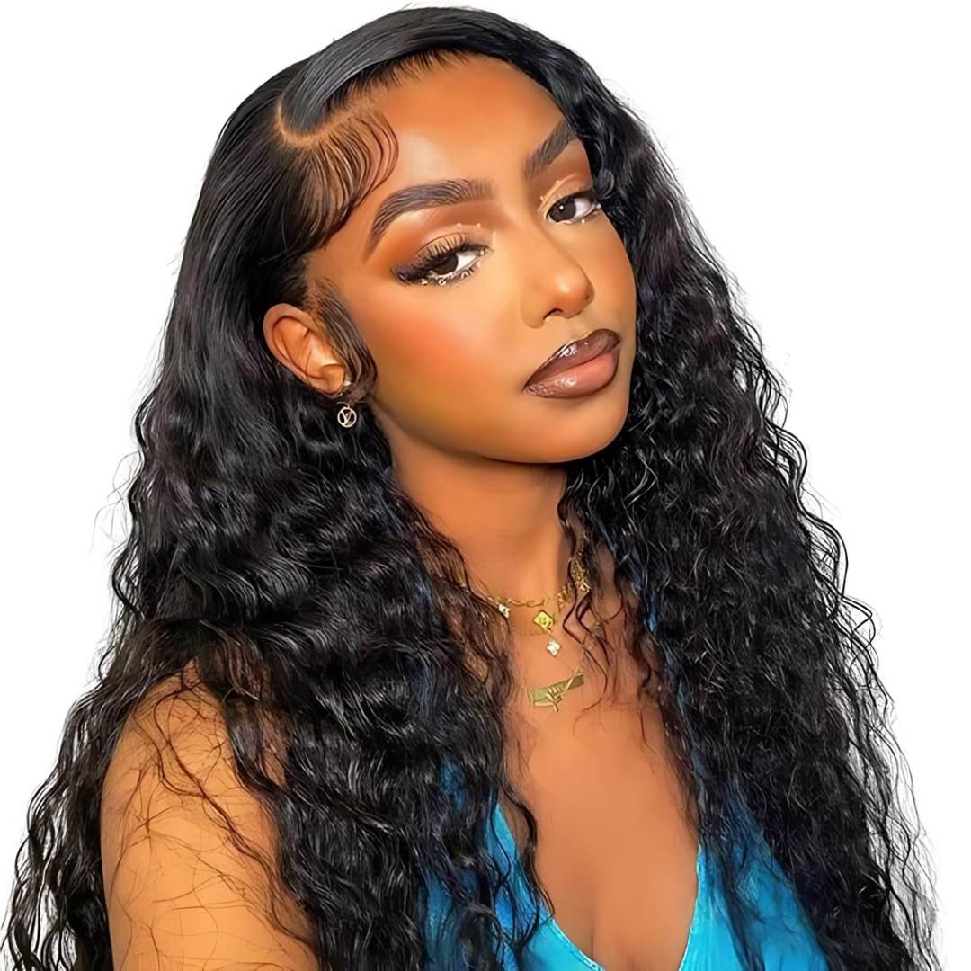 5*5 Water Wave Wear&Go Glueless Transparent HD Lace Front Wig|Opushe Wig - opushewig