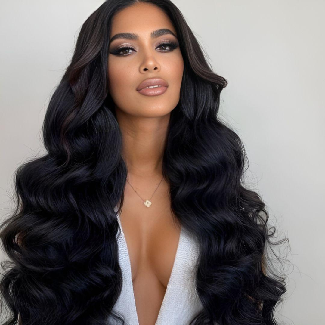 6*4 Body Wave Pre-Bleached Knots Wear&Go Glueless Transparent Lace Front Wig|Opushe Wig - opushewig