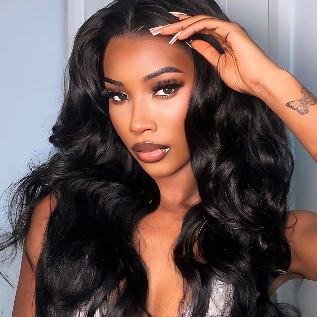 6*4 Body Wave Wear&Go Glueless Transparent HD Lace Front Wig|Opushe Wig - opushewig