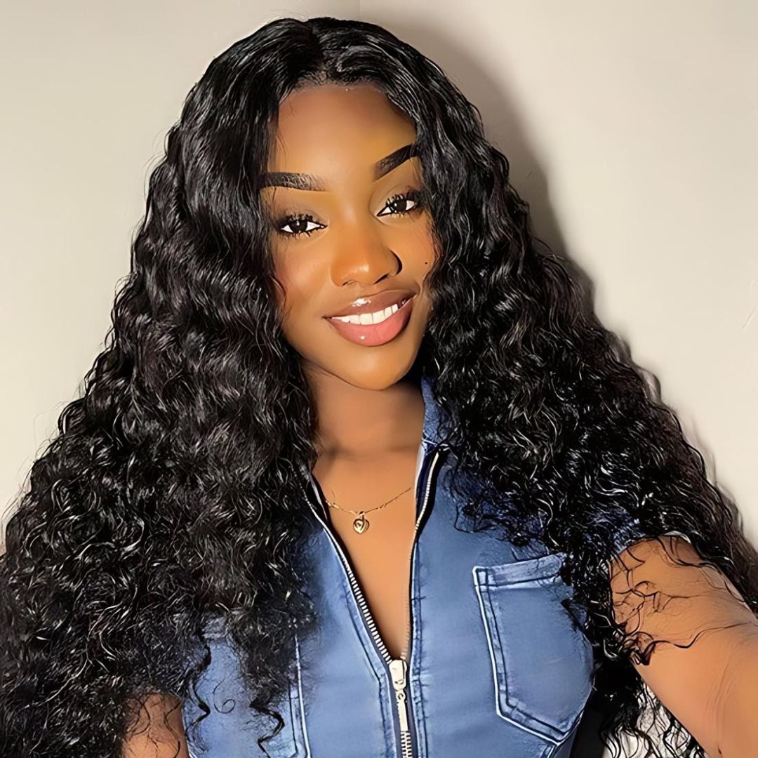 6*4 Deep Wave Wear&Go Glueless Transparent HD Lace Front Wig|Opushe Wig - opushewig