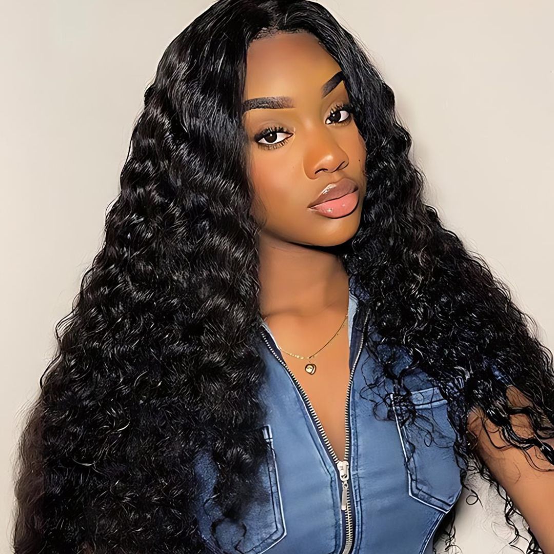 6*4 Deep Wave Wear&Go Glueless Transparent HD Lace Front Wig|Opushe Wig - opushewig