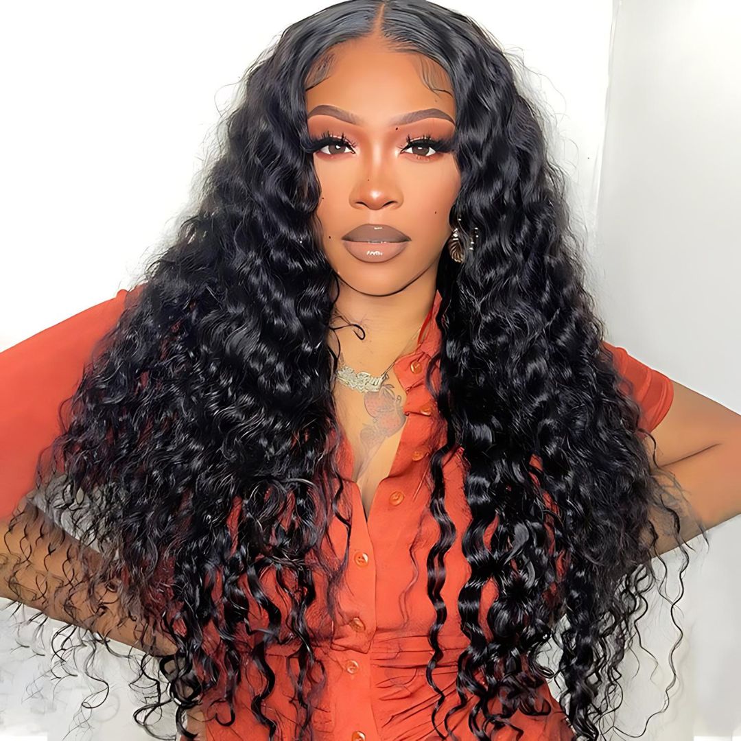 6*4 Loose Deep Wave Wear&Go Glueless Transparent HD Lace Front Wig|Opushe Wig - opushewig