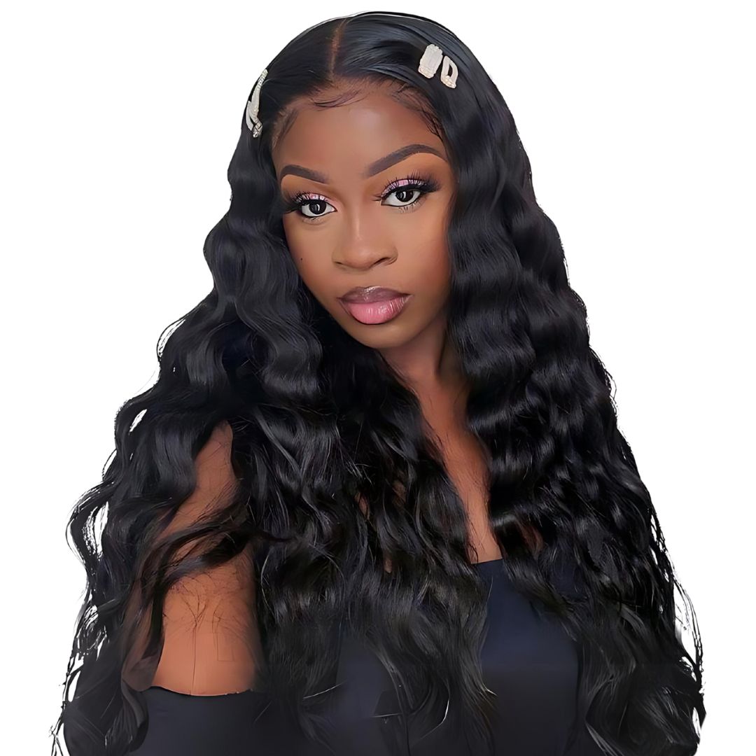 6*4 Loose Wave Pre-Bleached Knots Wear&Go Glueless Transparent Lace Front Wig|Opushe Wig - opushewig