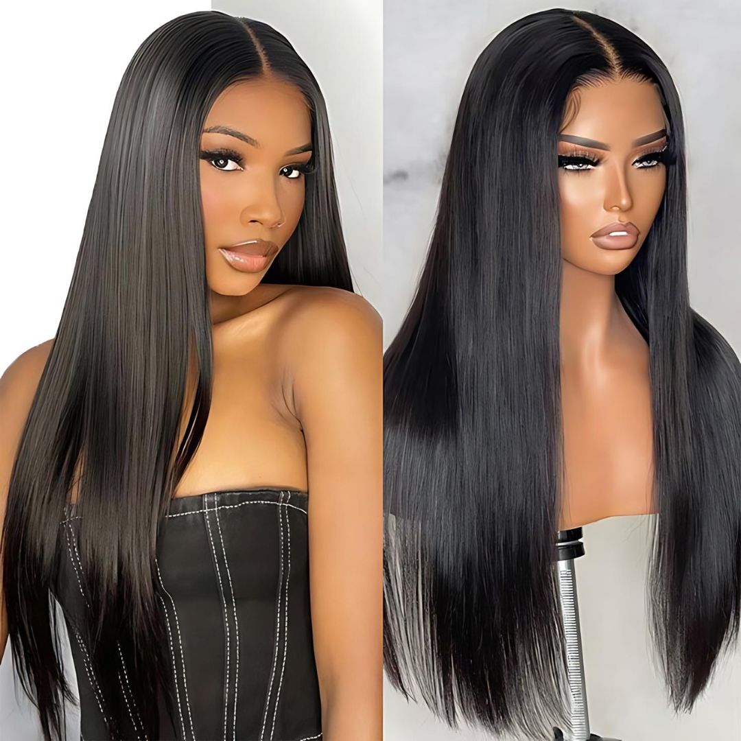 6*4 Straight Wear&Go Glueless Transparent HD Lace Front Wig|Opushe Wig - opushewig