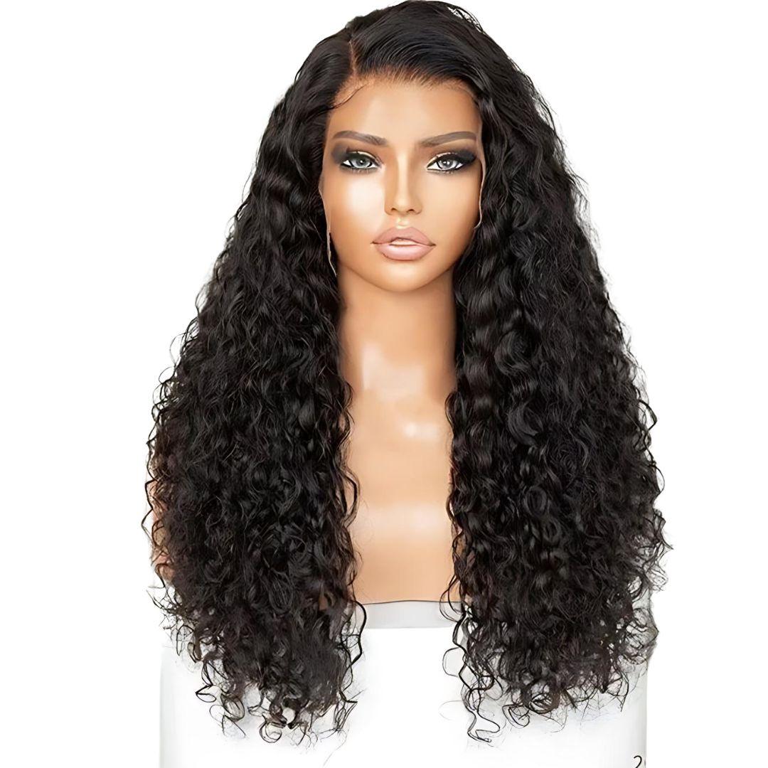 6*4 Water Wave Wear&Go Glueless Transparent HD Lace Front Wig|Opushe Wig - opushewig