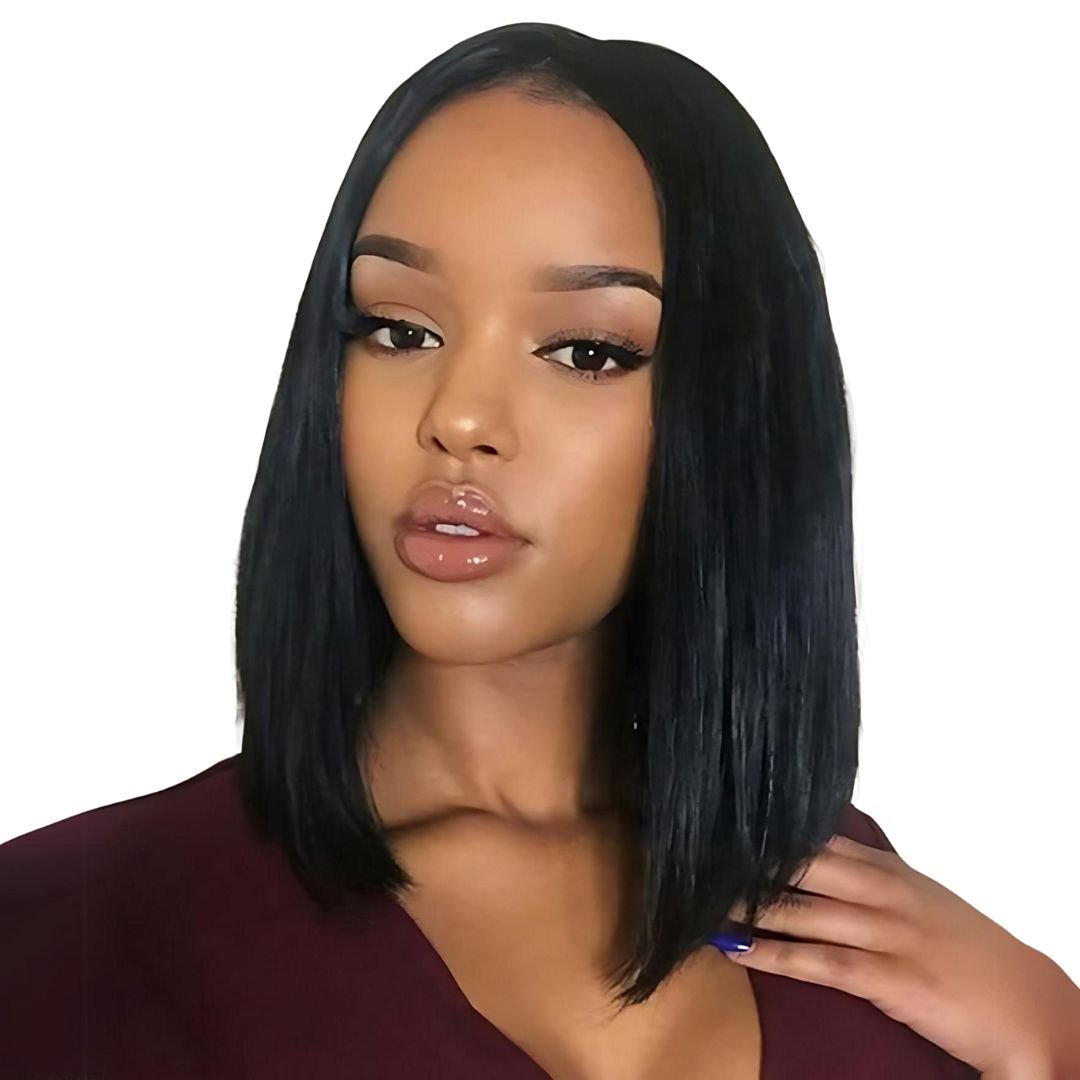 9*4 Straight Short Bob Wear&Go Glueless Lace Front Wig|Opushe Wig - opushewig