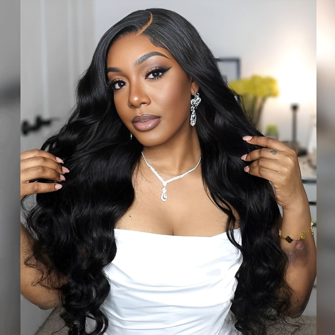 9*6 Body Wave Wear&Go Glueless Transparent HD Lace Front Wig|Opushe Wig - opushewig