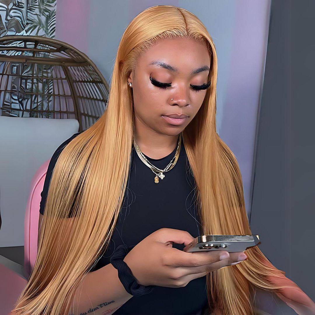 9*6 Honey Blonde Color Wear&Go Glueless Lace Front Wig|Opushe Wig - opushewig