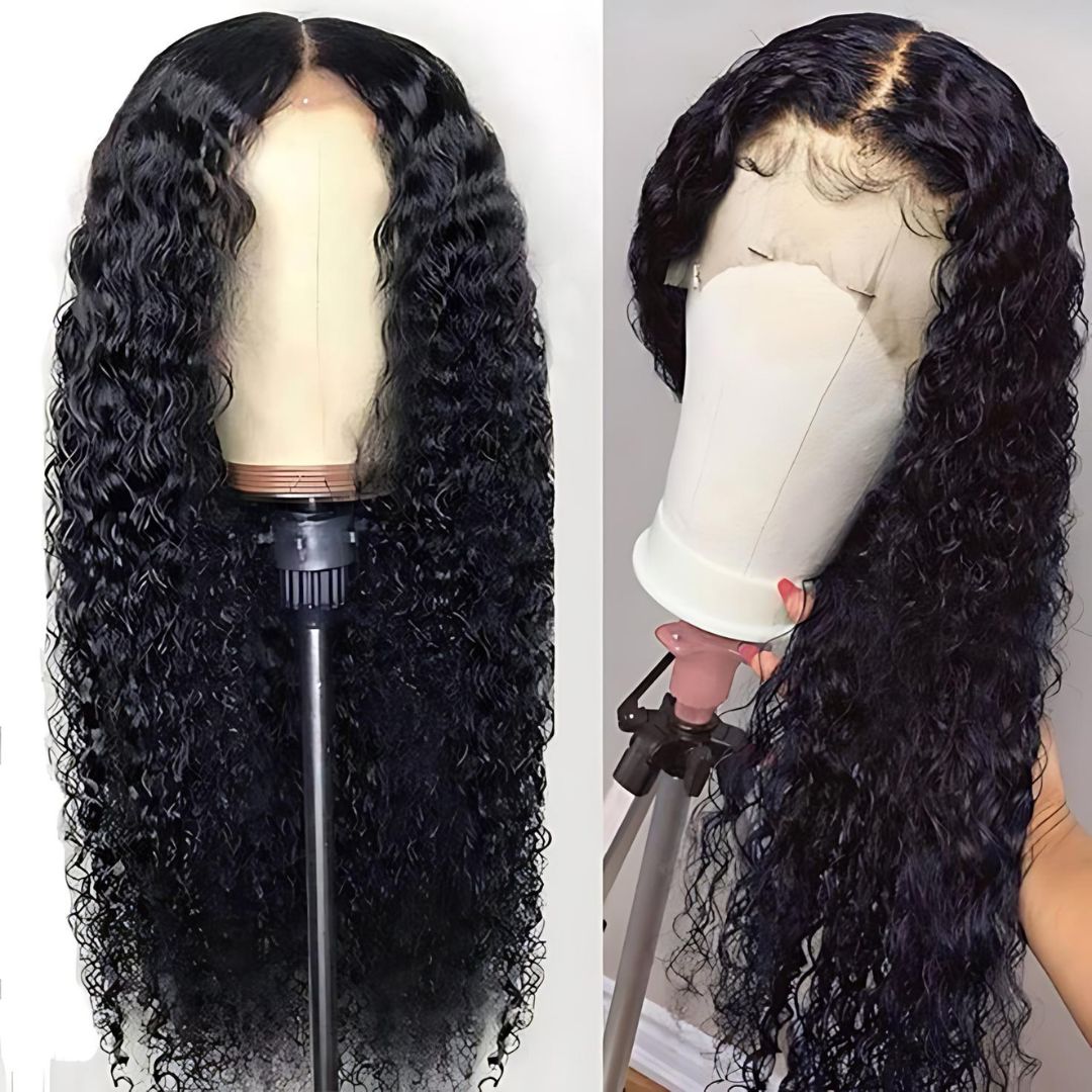 9*6 Kinky Curly Wave Wear&Go Glueless Transparent HD Lace Front Wig|Opushe Wig - opushewig