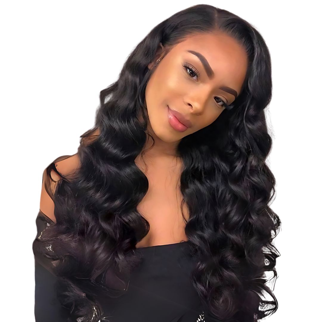 9*6 Loose Wave Pre-Bleached Knots Wear&Go Glueless Transparent Lace Front Wig|Opushe Wig - opushewig