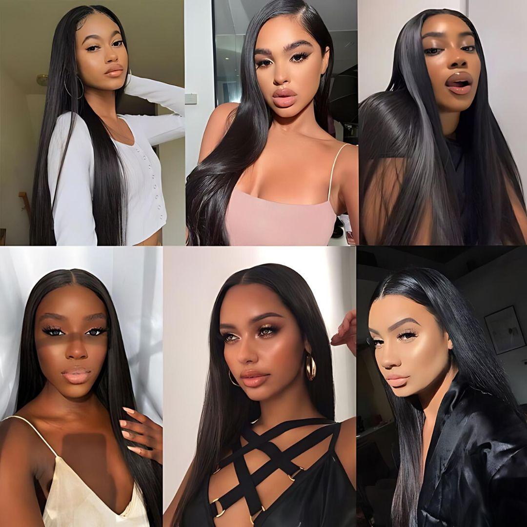 9*6 Straight Wear&Go Glueless Transparent HD Lace Front Wig|Opushe Wig - opushewig