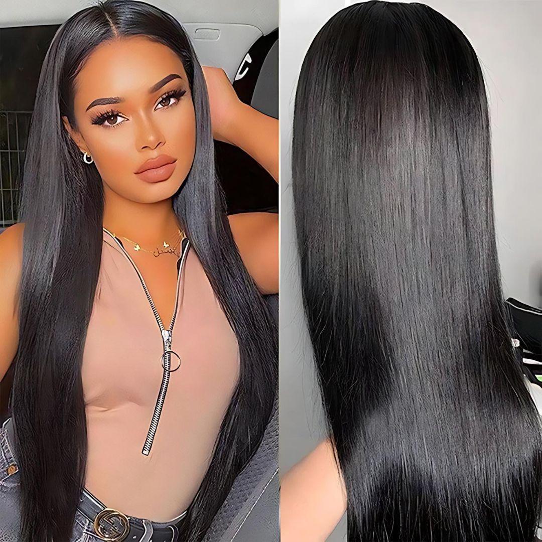 9*6 Straight Wear&Go Glueless Transparent HD Lace Front Wig|Opushe Wig - opushewig