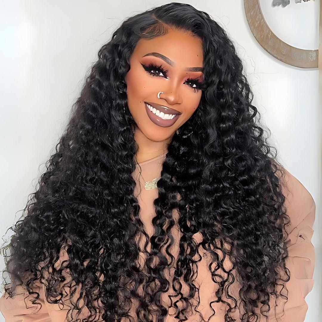 9*6 Water Wave Wear&Go Pre-Bleached HD Lace Glueless Wig| Opushe Wig - opushewig