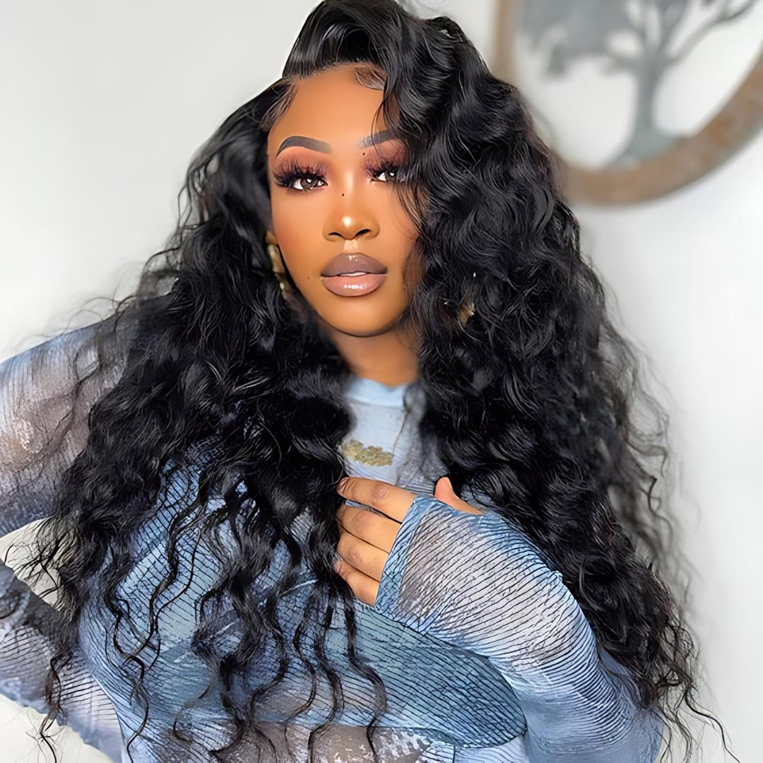 Deep Wave Transparent Lace Frontal Wig|Opushe Wig - opushewig