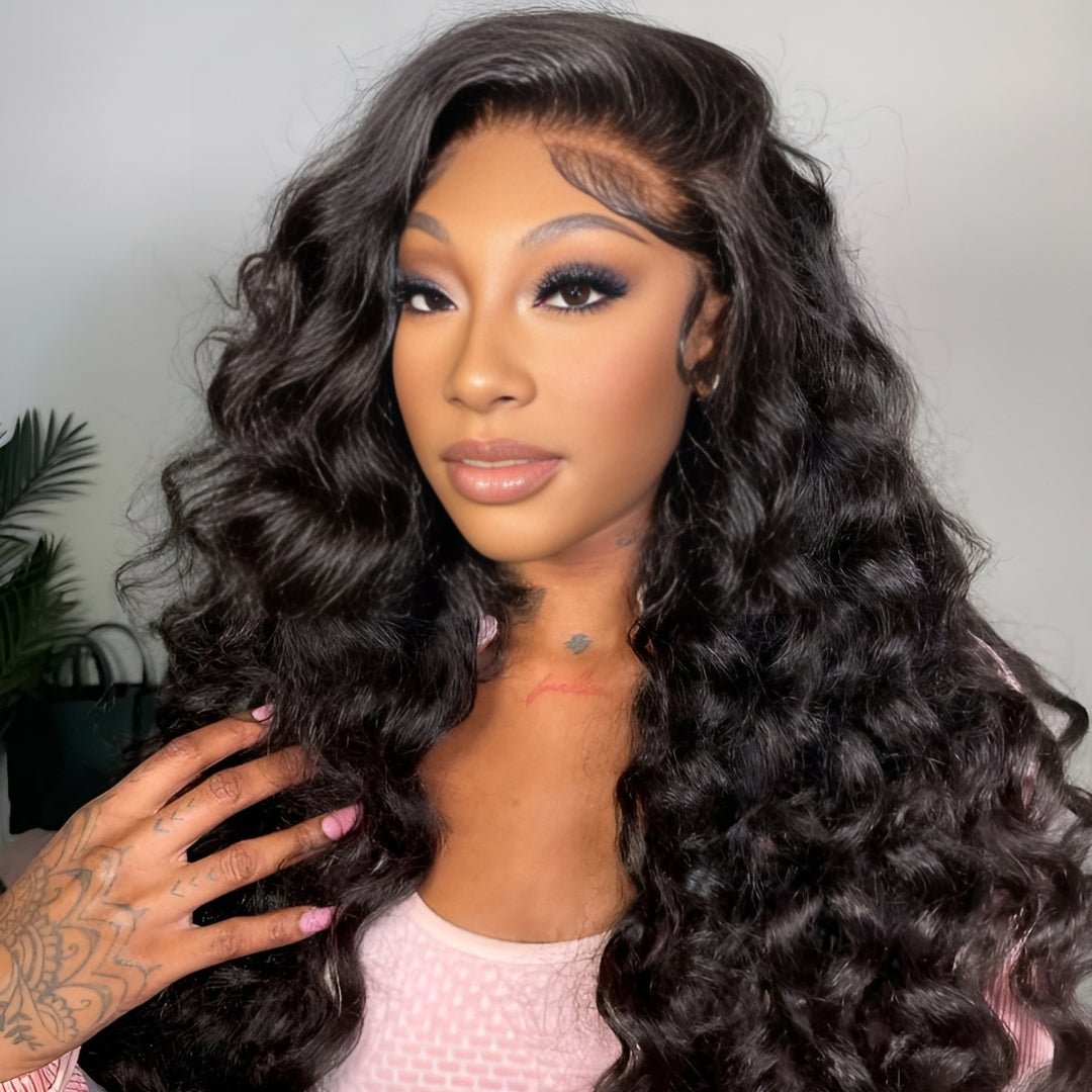 Deep Wave Transparent Lace Frontal Wig|Opushe Wig - opushewig