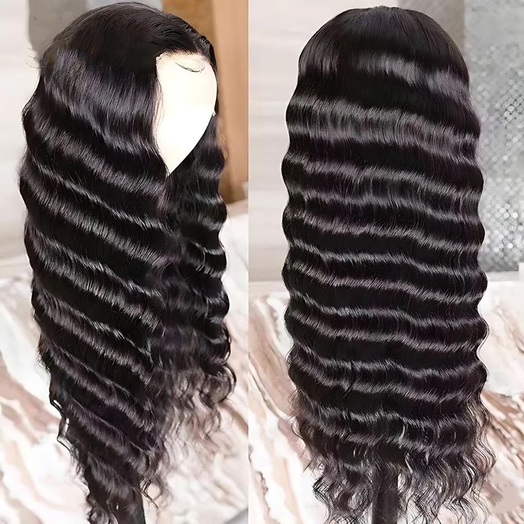 Deep Wave Transparent Lace Frontal Wig|Opushe Wig - opushewig