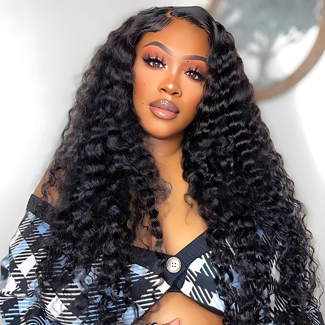 Deep Wave Transparent Lace Frontal Wig|Opushe Wig - opushewig