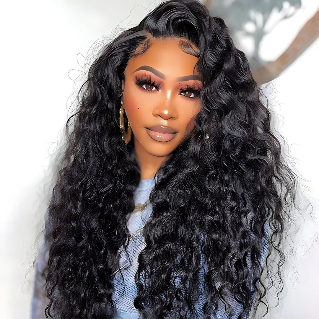 Deep Wave Transparent Lace Frontal Wig|Opushe Wig - opushewig