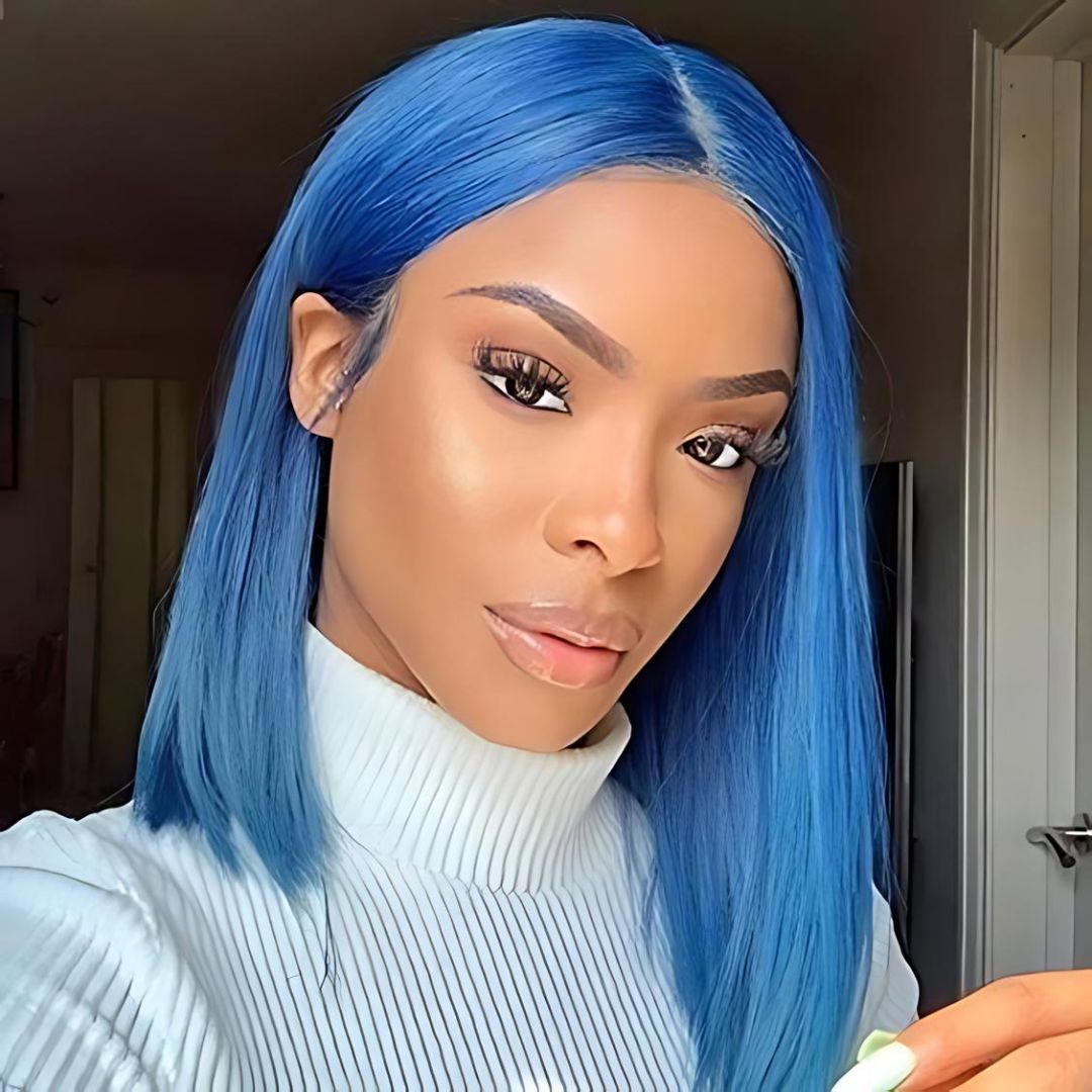 Light Color Straight Short Bob Lace Frontal Wig|Opushe Wig - opushewig