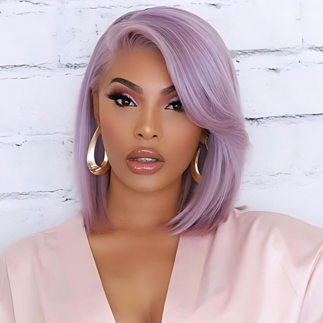 Light Color Straight Short Bob Lace Frontal Wig|Opushe Wig - opushewig